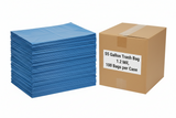 50-60 Gallon Garbage Bags: Blue, 1.2 MIL, 38x55, 100 Bags