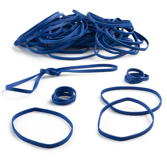 Rubber Bands #33: #33 Size, Blue, 1LB/500 Count.