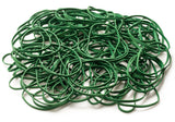 Rubber Bands #33: #33 Size, Dark Green, 100 Count.
