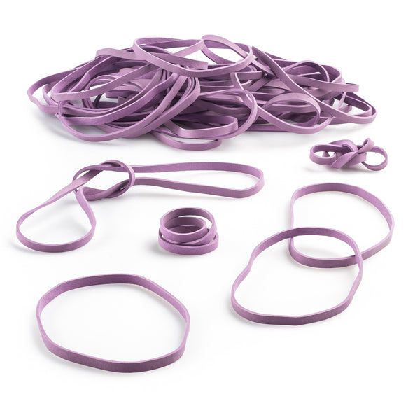 Rubber Bands #33: #33 Size, Lavender, 100 Count.