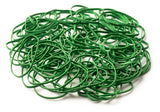 Rubber Bands #33: #33 Size, Light Green, 100 Count.