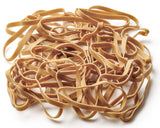 Rubber Bands #64 Size, Natural Rubberbands, 1LB/250 Count.