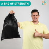 42 Gallon Contractor Bags: Black, 3 MIL, 33x48, 32 Bags.