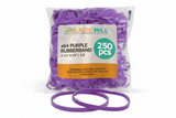 Purple Rubber Bands, #64 Size, 1LB/250 Count.