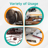 Rubber Band: Size #64 Size, Brown Rubberbands, 1LB/250 Count.