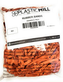 Rubber Band: Size #64 Size, Orange Rubberbands, 1LB/250 Count.