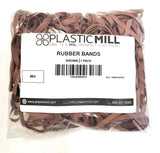 Rubber Band: Size #64 Size, Brown Rubberbands, 1LB/250 Count.