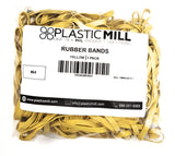 Rubber Band: Size #64 Size, Yellow Rubberbands, 1LB/250 Count.