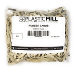 Rubber Band: Size #64 Size, White Rubberbands, 1LB/250 Count.