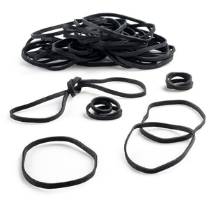 Rubber Bands #33: #33 Size,  Black UV Rated EPDM, 2LB/1000 Count.