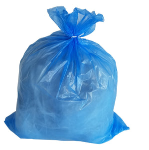 PlasticMill 13 Gallon Black Tall Drawstring Bags, 1.2 Mil , 24x31, 200 Bags/ Case