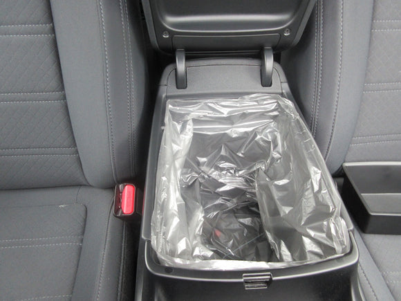 Bolsa de basura: bolsa de basura para automóvil de 16 x 15 que se adapta al interior de la consola central de la mayoría de los vehículos