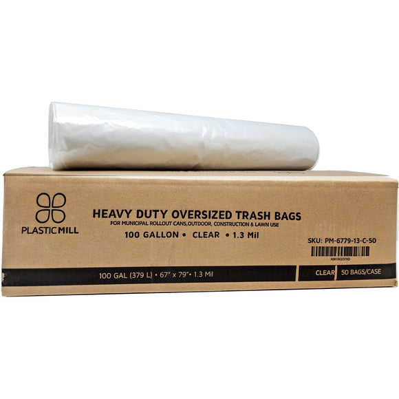 Heavy Duty Garbage Bag Clear