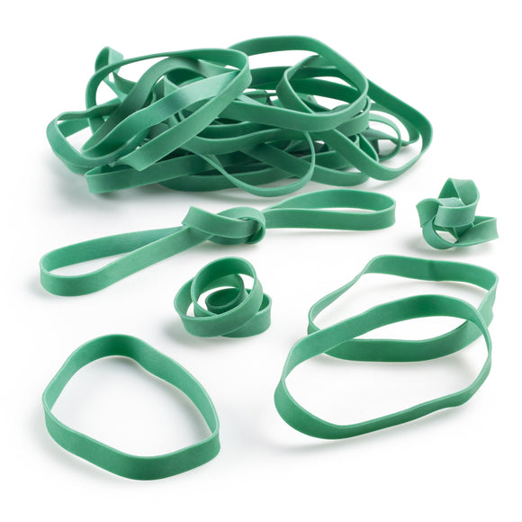 Rubber Band #64: #64 Size, Green Rubberbands, 1LB/250 Count.